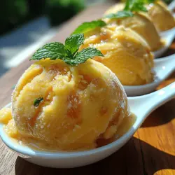 As the sun blazes and the temperatures rise, the desire for refreshing desserts becomes irresistible. Summer desserts are not just about satisfying a sweet tooth; they are also an opportunity to indulge in light, vibrant flavors that evoke the season's essence. One such dessert that perfectly captures the spirit of summer is sorbet—light, refreshing, and bursting with flavor. Today, we are excited to share a delightful recipe for Tropical Bliss Mango Lemonade Sorbet Spoons that combines the luscious sweetness of ripe mangoes with the zesty tartness of freshly squeezed lemons. This sorbet is not only a feast for the taste buds but also a healthier dessert option, making it a perfect treat for summer gatherings, backyard barbecues, or a light after-dinner refreshment.
