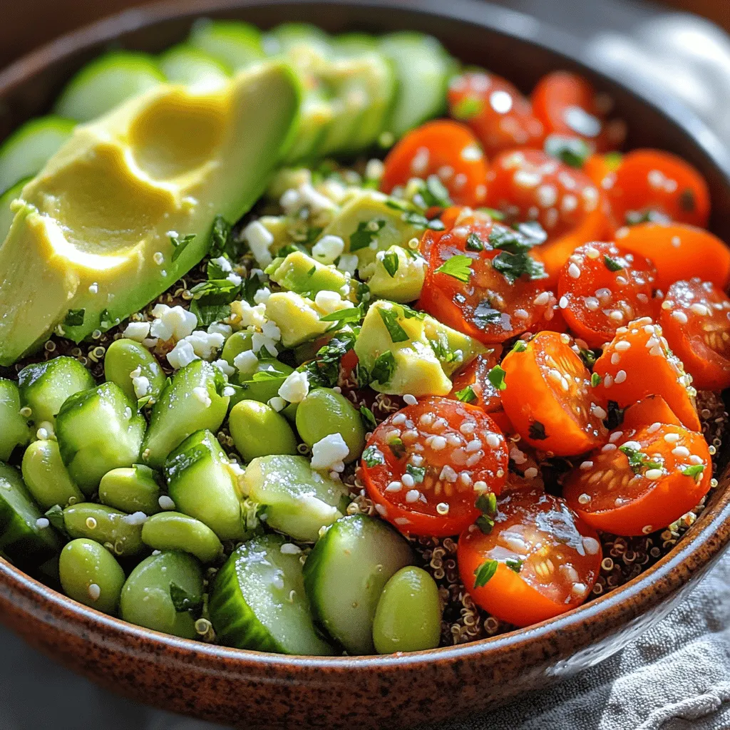 In a world where health-conscious eating and vibrant flavors are becoming increasingly integrated into our daily lives, bliss bowls have emerged as a popular culinary phenomenon. These beautifully arranged meals are not just a feast for the eyes but also offer a wealth of nutritional benefits, making them perfect for anyone seeking a healthy yet delicious dining experience. The Chilled Rainbow Quinoa & Edamame Bliss Bowl stands out as a vibrant and refreshing option that caters to various dietary preferences, including vegan and gluten-free diets.