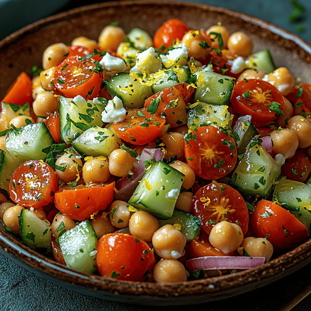 At the heart of any salad lies the quality of its ingredients. Fresh, high-quality produce not only enhances the flavor of the dish but also contributes significantly to its nutritional value. When crafting a Chilled Zesty Lemon Chickpea Salad, choosing organic vegetables and high-quality chickpeas can transform a simple recipe into a gourmet experience. Fresh ingredients ensure that the flavors are vibrant, the textures are crisp, and the nutritional benefits are maximized.