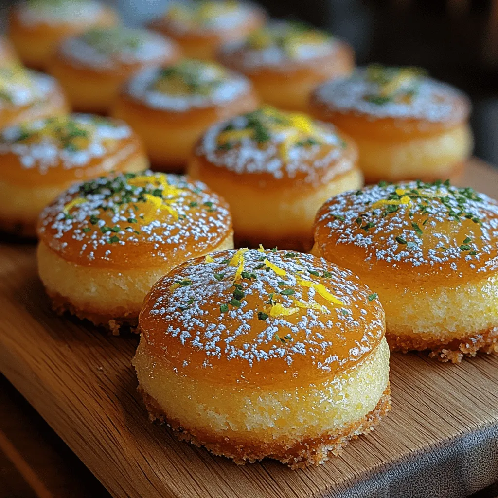 If you’re on the lookout for a dessert that embodies brightness and cheer, look no further than Mini Lemon Drop Cakes. These delightful little cakes boast a zesty flavor that perfectly balances sweetness, making them an irresistible treat for any occasion. Whether served at a garden party, a birthday celebration, or simply enjoyed during a quiet afternoon at home, Mini Lemon Drop Cakes are sure to bring a smile to your face and add a touch of sunshine to your day.