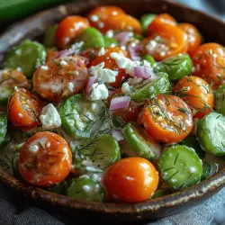 To craft an exceptional Creamy Dill Snap Pea Salad, it’s essential to understand the ingredients that contribute to its unique flavor and nutritional profile. Each component plays a vital role, enhancing both the taste and health benefits of the dish.