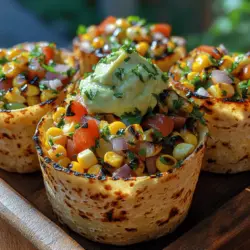 Grilled corn is at the heart of this salsa, adding a unique smokiness that transforms ordinary ingredients into something extraordinary. The process of grilling corn caramelizes its natural sugars, resulting in a depth of flavor that raw corn simply cannot match. This method not only enhances the taste but also brings out a delightful texture that contrasts beautifully with the crunch of fresh vegetables.