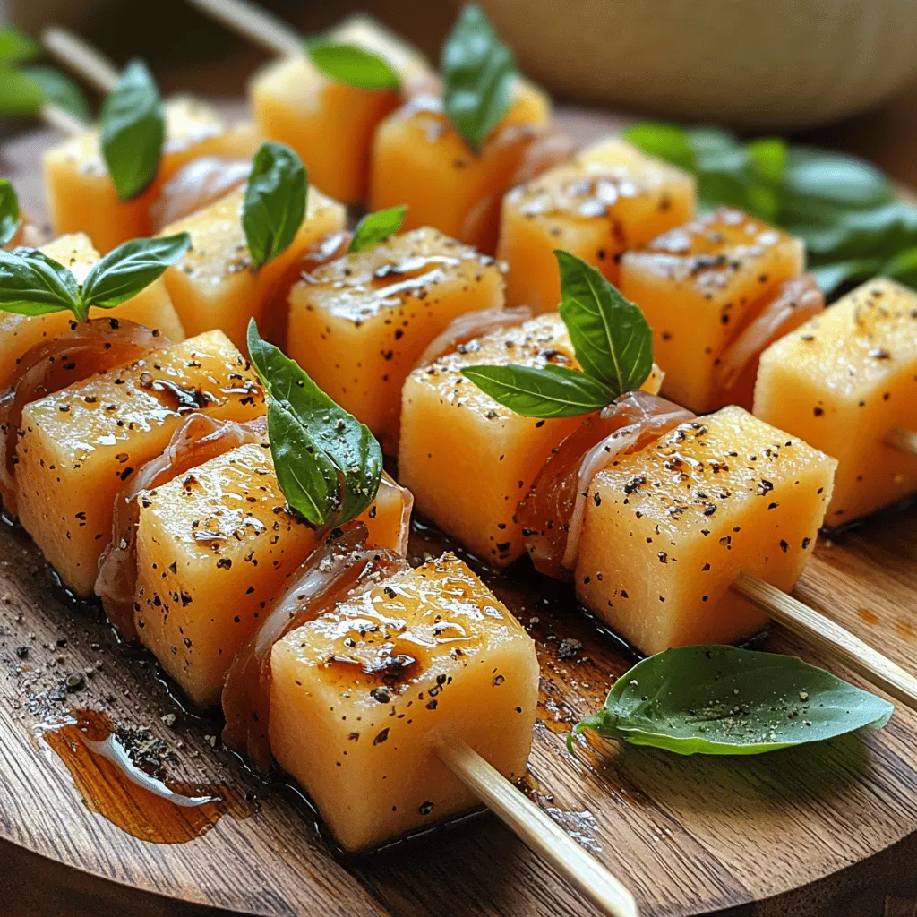 As the warm summer months approach, gatherings with friends and family become a delightful opportunity to showcase refreshing and vibrant dishes that not only tantalize the taste buds but also please the eye. Among these delightful options, Sweet & Savory Melon Prosciutto Skewers stand out as a perfect choice. This dish captures the essence of summer with its combination of sweet, juicy melons and savory, salty prosciutto, making it a crowd-pleaser that can be served as an appetizer, a light snack, or a stunning centerpiece at any gathering.
