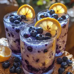 As the sun blazes overhead and temperatures rise, there's nothing quite as refreshing as a homemade slush to cool you down. Enter the blueberry lemonade slush—a delightful concoction that combines the sweet, juicy essence of ripe blueberries with the zesty tang of fresh lemons. This slush is not just a treat for your taste buds; it’s a vibrant celebration of summer flavors that can be enjoyed by all ages.