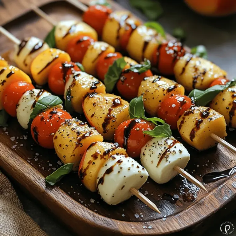 As the sun shines brightly and the warmth of summer fills the air, the culinary world buzzes with vibrant and refreshing flavors. One dish that embodies the essence of summer is the Caprese salad, a delightful Italian classic known for its simple yet exquisite combination of fresh mozzarella, ripe tomatoes, and fragrant basil. This beloved appetizer has taken on a new form with the introduction of skewers, making it not only visually appealing but also perfectly portable for gatherings, picnics, or casual dinners.