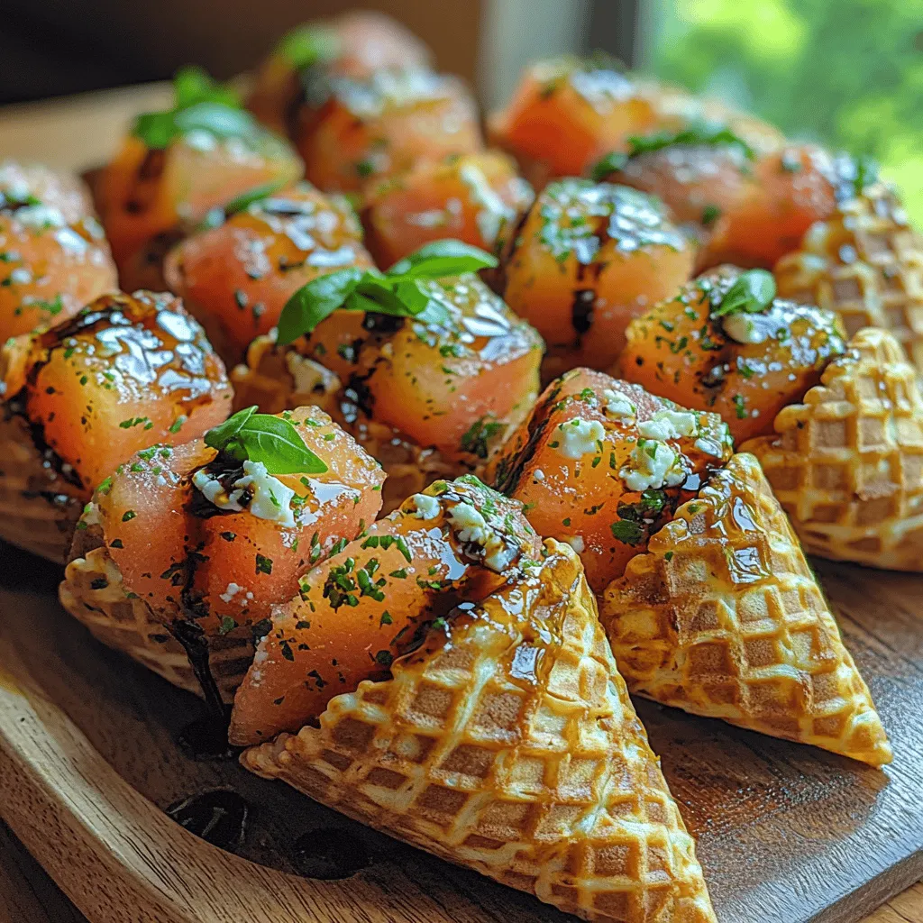 As the warm days of summer beckon, the need for refreshing, light dishes becomes paramount. Enter the Basil Watermelon Feta Cones – a delightful appetizer that marries the sweetness of ripe watermelon with the salty creaminess of feta cheese and the aromatic freshness of basil. This unique dish not only tantalizes the taste buds but also makes for an eye-catching presentation that is perfect for summer gatherings, picnics, or as a light snack.