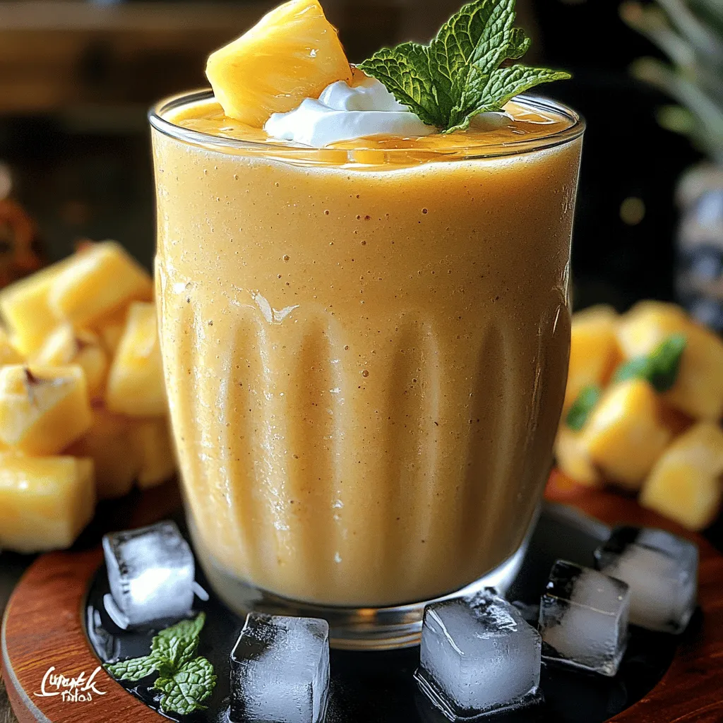 Welcome to paradise in a glass! If you're seeking a refreshing tropical escape without leaving your kitchen, the Tropical Paradise Coconut Pineapple Smoothie is the perfect solution. This delightful blend of fresh pineapple, creamy coconut milk, and ripe banana is not only delicious but also packed with nutrients. In this article, we will explore the vibrant flavors, the health benefits of each ingredient, and guide you through the simple steps to create this smoothie. Whether you're looking for a quick breakfast, a post-workout treat, or a refreshing afternoon pick-me-up, this recipe is sure to satisfy your cravings.