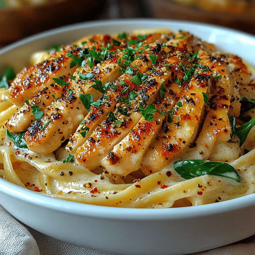 Creamy Garlic Chicken Pasta is the epitome of comfort food, blending tender chicken, al dente pasta, and a rich, creamy sauce that wraps around every bite. This dish has gained immense popularity among home cooks and food enthusiasts alike, making it a staple for weeknight dinners and a standout choice for special occasions. Whether you're entertaining guests or simply looking for a satisfying meal at the end of a busy day, this recipe delivers a delightful combination of flavors and textures that is sure to please.