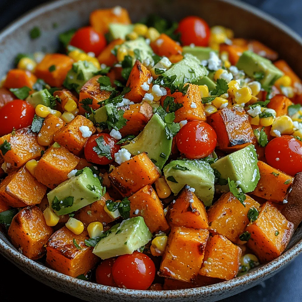 Salads have long been celebrated for their versatility and nutritional value, making them a staple in many cuisines around the world. They can be quick and easy to prepare or elaborate and festive, suitable for any occasion. One such delightful variation is the Roasted Sweet Potato Corn Salad Delight. This dish brings together an array of vibrant colors and textures that tantalize the palate while nourishing the body.