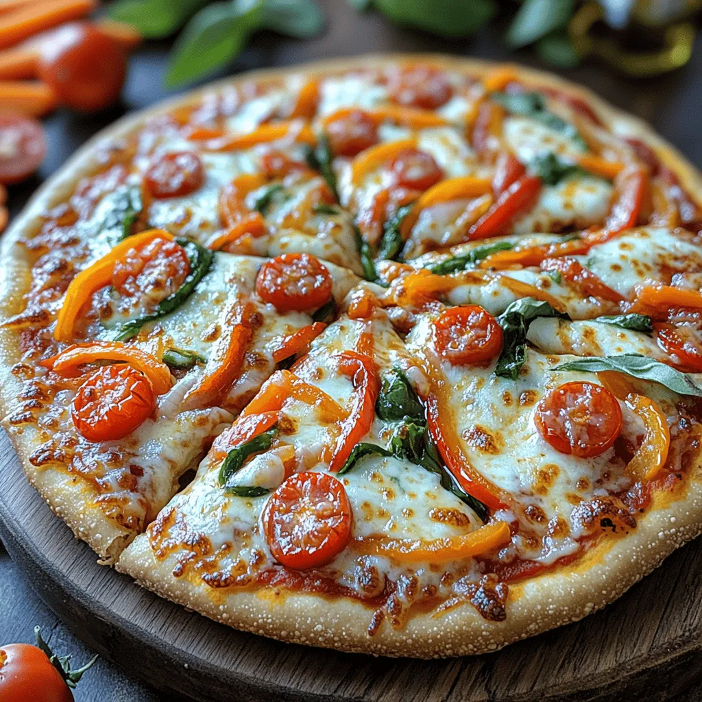 If you're looking for a vibrant and nutritious meal option that appeals to both adults and children, look no further than the Rainbow Veggie Crunch Pizza. This delightful dish not only serves as a feast for the eyes but also packs a punch in terms of flavor and nutrition. With its colorful array of vegetables, this pizza is perfect for family dinners, parties, or any occasion where you want to impress your guests while offering them a healthy alternative.
