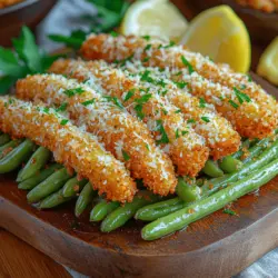 In the realm of healthy eating, finding satisfying alternatives to traditional comfort foods can be a delicious adventure. One such culinary gem is the crispy garlic green bean fries, a dish that redefines what it means to enjoy a crunchy snack. With their flavorful crunch and vibrant green color, these green bean fries are not just visually appealing; they are also nutritionally packed and incredibly easy to prepare. Whether you’re looking for a fun appetizer, a tasty snack, or a nutritious side dish to accompany your meal, this recipe is sure to hit the mark.