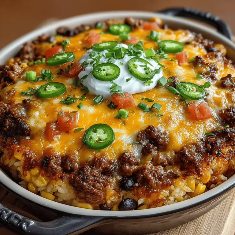When it comes to comforting meals that are equally easy to prepare and delicious, the Cheesy Ranch Ground Turkey Casserole stands out. This dish combines familiar flavors in a way that is sure to please the entire family while also being adaptable for various dietary preferences. With its creamy ranch dressing, hearty ground turkey, and melted cheddar cheese, this casserole is a perfect blend of taste and nutrition.