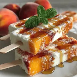 As the temperatures rise and the sun shines brighter, the craving for cool, refreshing treats becomes almost irresistible. Homemade popsicles have surged in popularity, not only for their nostalgic appeal but also for their health benefits. Unlike store-bought varieties, which often contain artificial flavors and excessive sugars, homemade popsicles offer a chance to create wholesome snacks that are both satisfying and nourishing. Today, we’re excited to share a recipe for Refreshing Peach Yogurt Popsicles, a delightful treat that combines the natural sweetness of ripe peaches with the creaminess of yogurt, making it a perfect choice for summertime enjoyment.