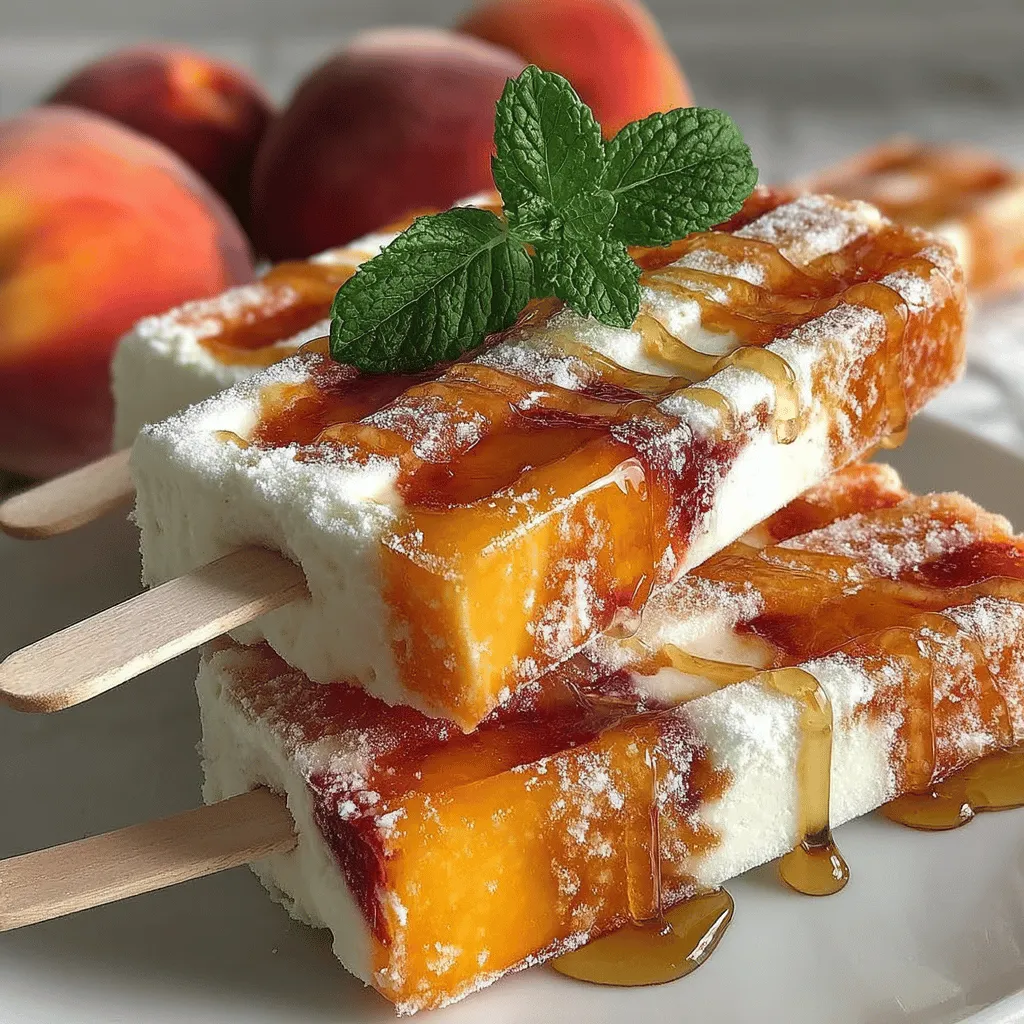 As the temperatures rise and the sun shines brighter, the craving for cool, refreshing treats becomes almost irresistible. Homemade popsicles have surged in popularity, not only for their nostalgic appeal but also for their health benefits. Unlike store-bought varieties, which often contain artificial flavors and excessive sugars, homemade popsicles offer a chance to create wholesome snacks that are both satisfying and nourishing. Today, we’re excited to share a recipe for Refreshing Peach Yogurt Popsicles, a delightful treat that combines the natural sweetness of ripe peaches with the creaminess of yogurt, making it a perfect choice for summertime enjoyment.