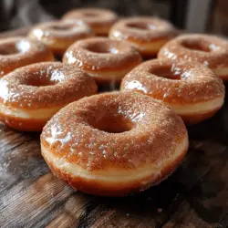 There's something undeniably delightful about the experience of enjoying a freshly baked donut. The moment you take a bite, you're greeted with a soft, fluffy texture that melts in your mouth, combined with a sweet and aromatic flavor that evokes feelings of warmth and comfort. Among the myriad of donut varieties, cinnamon sugar donuts stand out as a classic favorite. Their inviting combination of warm cinnamon and sweet sugar makes them an ideal treat for any occasion, whether it's a cozy breakfast at home, a snack during the day, or a delightful dessert to share with friends and family.