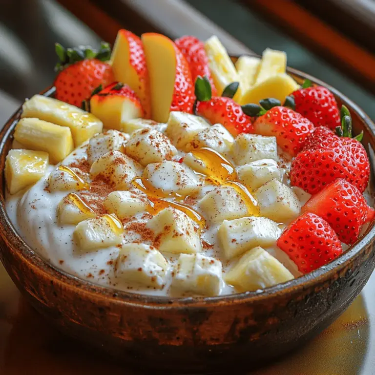 In the world of snacks and desserts, finding an option that balances indulgence with healthiness can be a challenge. Enter the Luscious Creamy Greek Yogurt Fruit Dip, a delightful concoction that perfectly marries creamy texture and rich flavor with the nutritional benefits of fresh ingredients. This dip is not only a feast for the palate but also a guilt-free treat suitable for various occasions—from family gatherings to health-conscious snack times.