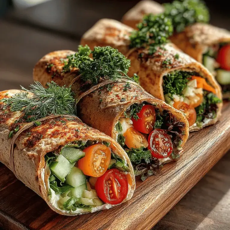 When it comes to crafting the perfect Zesty Creamy Lemon Wrap, the choice of vegetables is critical. Mixed greens, cucumbers, and cherry tomatoes not only add a vibrant array of colors but also contribute significantly to the overall taste and texture of the wraps.