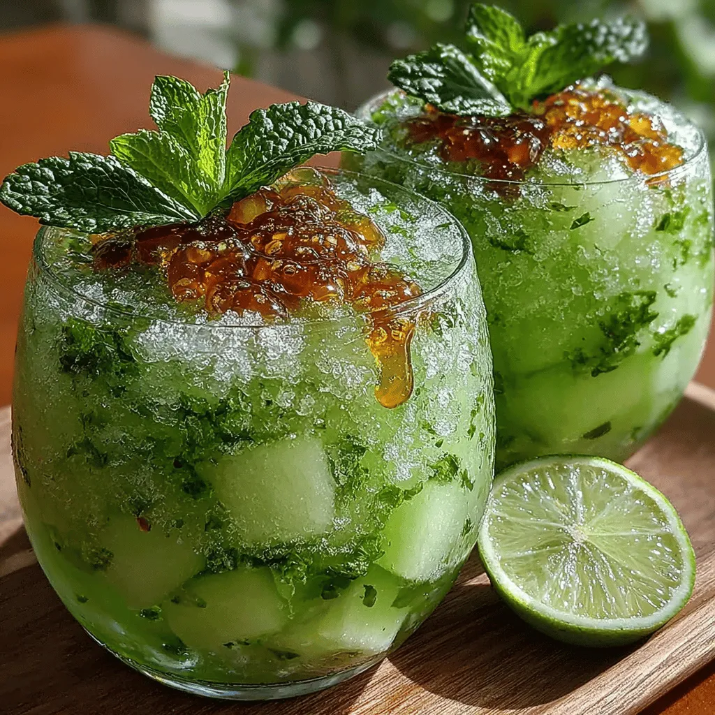 As the sun shines brightly and temperatures soar, nothing beats a refreshing drink to cool off and hydrate. The Refreshing Honeydew Melon Slush is an ideal choice for summer, combining the sweet, juicy flavor of honeydew melon with the icy texture of a slush. This recipe captures the essence of summer in every sip, making it a wonderful treat for both kids and adults alike. Its vibrant green hue and delightful taste make it not just a drink, but an experience that evokes the joy of warm weather.