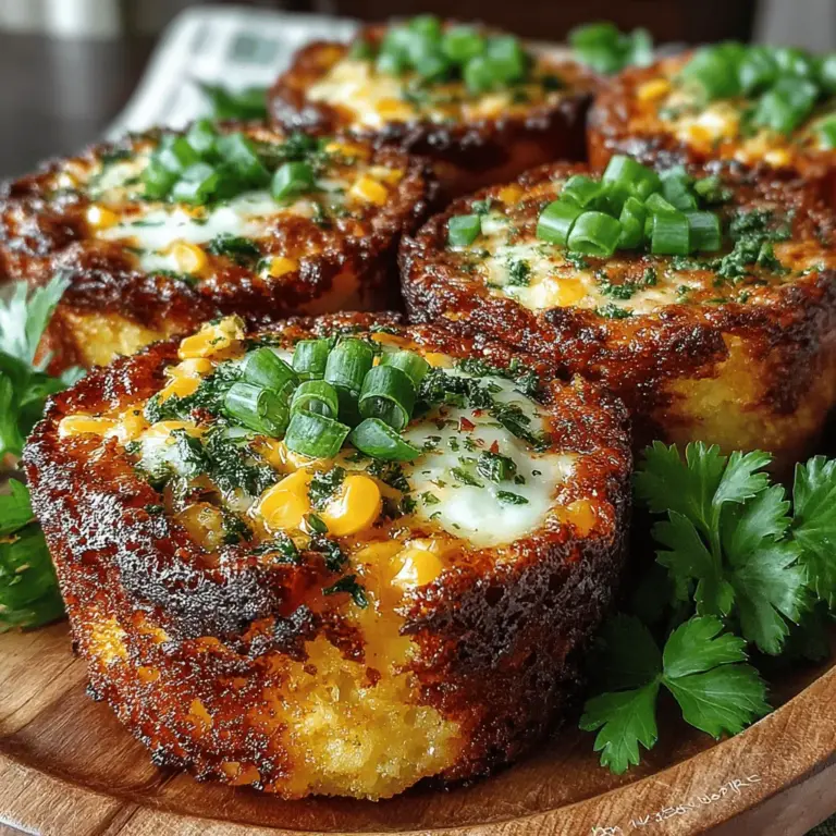 In the realm of comfort food, few dishes can compete with the rich, creamy texture of grits combined with the sweet crunch of roasted corn and the sharp, savory flavor of cheddar cheese. Roasted Corn & Cheddar Grits Cakes embody the essence of Southern cuisine, offering a delightful medley that is both satisfying and versatile. Whether served as a hearty brunch option, a scrumptious appetizer, or a flavorful side dish, these cakes cater to a variety of tastes and occasions. The simplicity of this recipe makes it accessible for seasoned cooks and beginners alike, ensuring that it can quickly become a cherished family favorite.