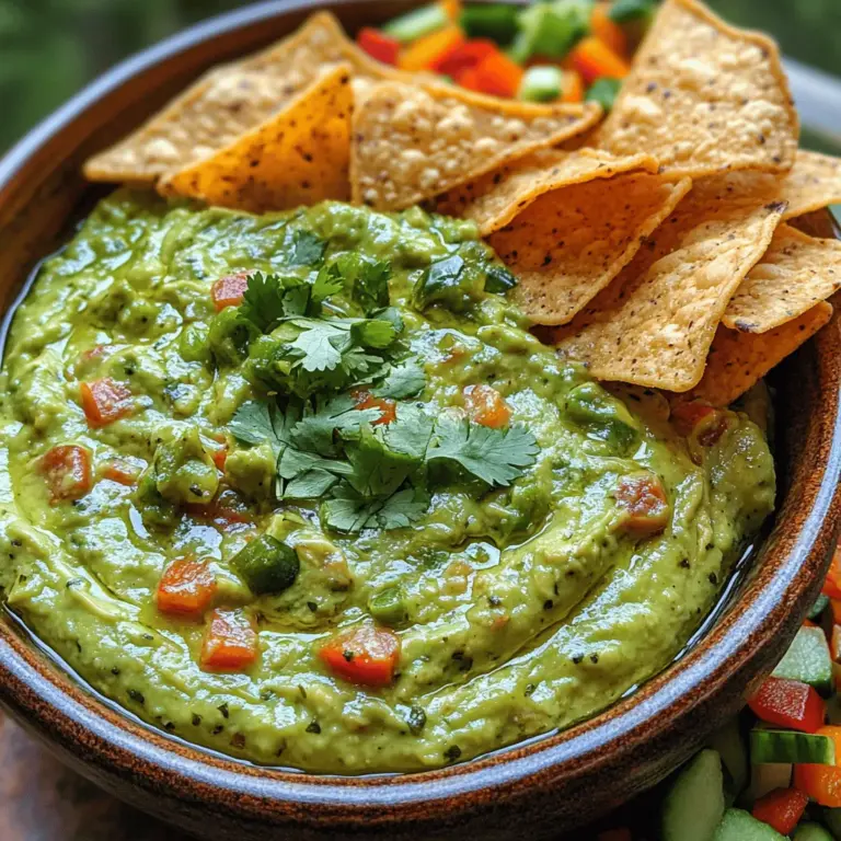 Dips have long been a staple at social gatherings, serving as the perfect accompaniment to a variety of snacks and appetizers. Whether it's a casual get-together, a festive holiday party, or a summer barbecue, the right dip can elevate the experience, bringing people together over shared flavors and enjoyable bites. Among the myriad of options available, the Zesty Creamy Avocado Jalapeño Dip stands out as a vibrant, flavorful, and health-conscious choice that is sure to impress your guests.