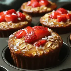 Are you looking for a wholesome and satisfying breakfast option that is both delicious and easy to make? Sweet Strawberry Oat Cups are the perfect solution. These delightful oat cups combine the natural sweetness of strawberries with the heartiness of oats, creating a dish that is not only appealing to the taste buds but also packed with vital nutrients. Ideal for busy mornings or as a mid-day snack, these oat cups are a versatile addition to your culinary repertoire.