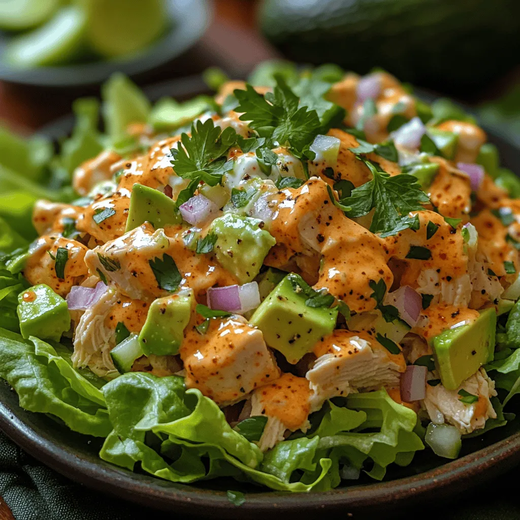 In the pursuit of healthy and delicious meal options, Creamy Avocado Chicken Salad stands out as a perfect choice that seamlessly blends flavor and nutrition. This dish combines the rich, buttery taste of ripe avocados with the savory tenderness of freshly cooked chicken breast, creating a meal that is not only satisfying but also incredibly nutritious. Whether you're searching for a light lunch to energize your day or a fulfilling dinner that doesn't compromise on flavor, this salad is both versatile and easy to customize to your liking.
