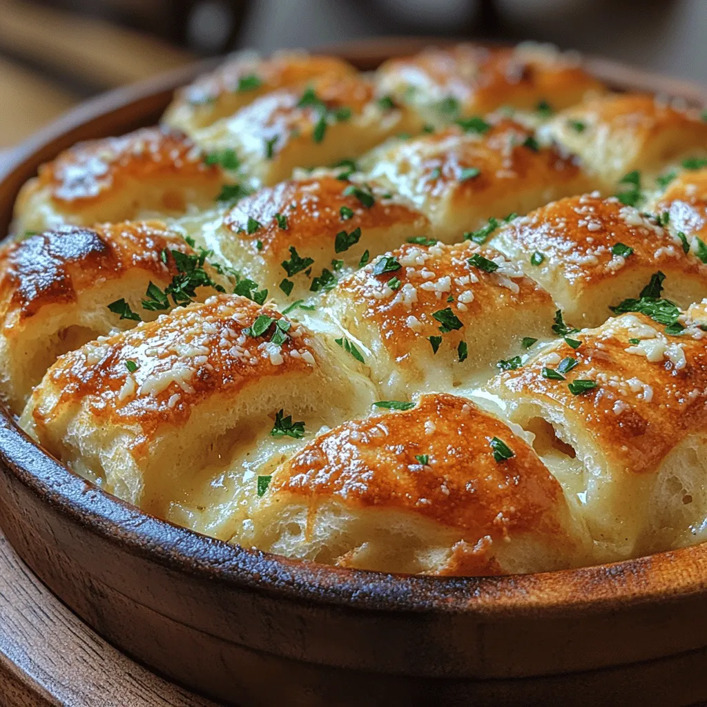 Golden Garlic Parmesan Pull Apart Bread is more than just a delicious snack or side dish; it is a cultural staple that evokes memories of family gatherings, festive occasions, and cozy evenings at home. This recipe, with its roots in various culinary traditions, combines the classic appeal of freshly baked bread with the rich flavors of garlic and Parmesan cheese. The act of pulling apart soft, buttery pieces of bread is not only satisfying but creates an interactive dining experience that is perfect for sharing.