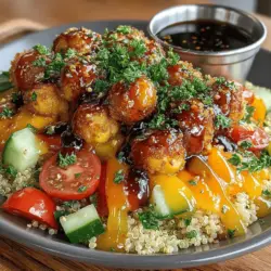 In the world of salads, the Maple Mustard Roasted Chickpea & Quinoa Salad stands out as a vibrant, nutritious option that caters to both taste and health. This dish combines the crunch of roasted chickpeas with the fluffy texture of quinoa, all brought together by a delightful balance of sweet maple syrup and tangy mustard. It not only serves as a filling main dish but also makes for a colorful side at gatherings, picnics, or meal-prepping for the week ahead. As more individuals turn to plant-based diets or seek to incorporate healthy meals into their routines, this salad emerges as a go-to favorite, rich in both flavor and nutrition.