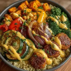 In recent years, there has been a significant shift towards plant-based meals, as more individuals seek out healthier, sustainable dining options. This trend has led to a surge in the popularity of dishes that not only provide nourishment but also celebrate vibrant flavors and textures. One such dish that embodies these principles is the Roasted Veggie Quinoa Bowl with Zesty Lemon Tahini. This nutritious bowl combines the wholesome goodness of quinoa with a colorful medley of roasted vegetables, all topped off with a tangy lemon tahini sauce that adds a delightful zing to each bite.