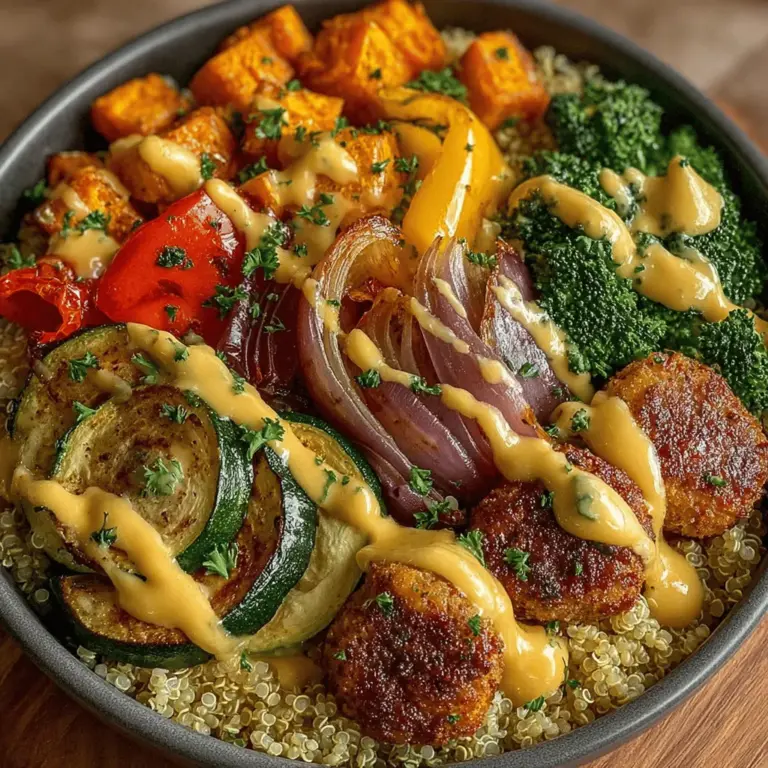 In recent years, there has been a significant shift towards plant-based meals, as more individuals seek out healthier, sustainable dining options. This trend has led to a surge in the popularity of dishes that not only provide nourishment but also celebrate vibrant flavors and textures. One such dish that embodies these principles is the Roasted Veggie Quinoa Bowl with Zesty Lemon Tahini. This nutritious bowl combines the wholesome goodness of quinoa with a colorful medley of roasted vegetables, all topped off with a tangy lemon tahini sauce that adds a delightful zing to each bite.