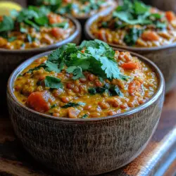 If you’re looking to indulge in a dish that’s not only comforting but also packed with nutrients, look no further than nourishing lentil spinach dhal. This hearty recipe is a staple in various cuisines, especially in Indian, Middle Eastern, and African culinary traditions. Dhal, which refers to lentils in many South Asian languages, is typically cooked to a soft, creamy consistency and is often enjoyed with rice or flatbreads. The incorporation of spinach adds a vibrant green color and an additional layer of nutrition, making it a perfect meal for vegetarians, vegans, and anyone seeking to incorporate more plant-based foods into their diet.
