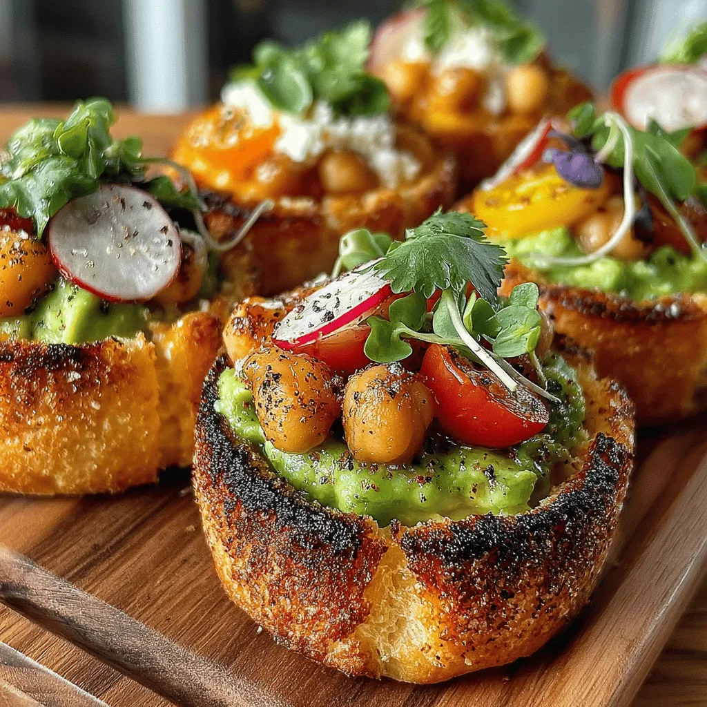 In the world of healthy eating, finding quick, nutritious, and delicious snacks can often feel like a daunting task. Many people struggle to strike a balance between convenience and health, especially when craving something that satisfies their taste buds and dietary needs. Enter Smashed Chickpea and Avocado Toast Cups—an innovative twist on traditional toast that merges the creamy richness of avocado with the protein-packed goodness of chickpeas. These delightful cups are designed to be more than just a snack; they can serve as a light lunch, a delightful party appetizer, or a satisfying treat to curb cravings any time of the day.