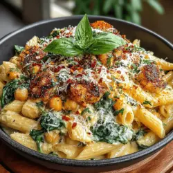 What sets this dish apart is its ability to cater to various dietary preferences. Whether you're a vegetarian, vegan, or simply looking to incorporate more plant-based meals into your diet, this creamy chickpea pasta is versatile enough to meet your needs. The combination of chickpeas and pasta creates a fulfilling dish that satisfies both hunger and health-conscious choices.