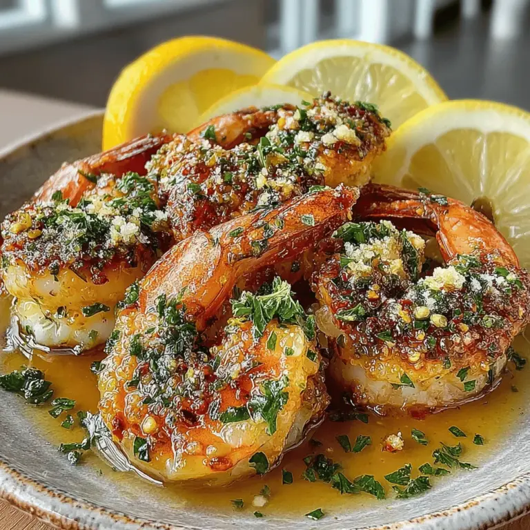 Zesty Lemon Glaze Shrimp is a delightful dish that perfectly marries the vibrant flavors of citrus with the succulent taste of shrimp, making it an ideal choice for both casual dinners and festive gatherings. This recipe not only offers an explosion of freshness on your palate but also provides a healthy, protein-packed meal that is quick and easy to prepare. The zesty notes of lemon paired with the natural sweetness of shrimp create a dish that is as pleasing to the eyes as it is to the taste buds.