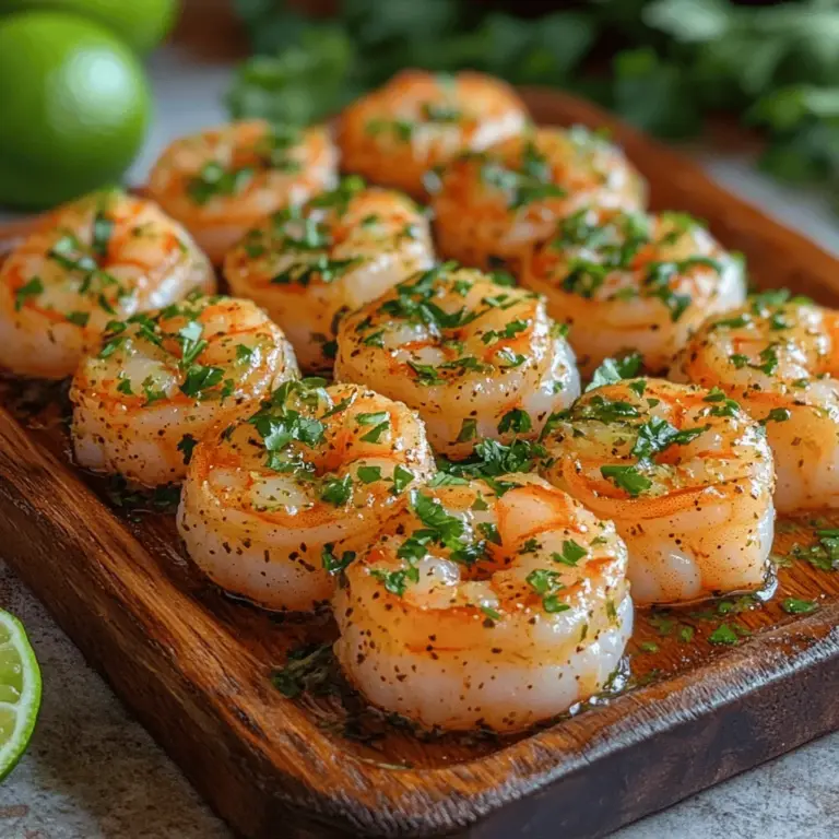 When it comes to quick, delicious meals that pack a punch, Zingy Cilantro Lime Shrimp stands out as a vibrant dish that appeals to both seafood lovers and culinary adventurers alike. This recipe is not only a feast for the taste buds but also a celebration of fresh, high-quality ingredients that come together to create a symphony of flavors. The bright, zesty notes of lime combined with the fresh aromatic qualities of cilantro make this dish an enticing option for any occasion, whether it’s a weeknight dinner or a weekend gathering with friends.