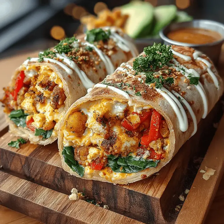 In an age where health-conscious eating is becoming increasingly important, wraps have emerged as a versatile meal option that can be tailored to a variety of tastes and dietary needs. Smoky Chickpea & Roasted Red Pepper Wraps are a perfect example of a dish that marries flavor with nutrition, making it an ideal choice for lunch, picnics, or even quick dinners. This recipe not only satiates your hunger but also packs a punch of vibrant flavors and essential nutrients that cater to both your taste buds and your body.