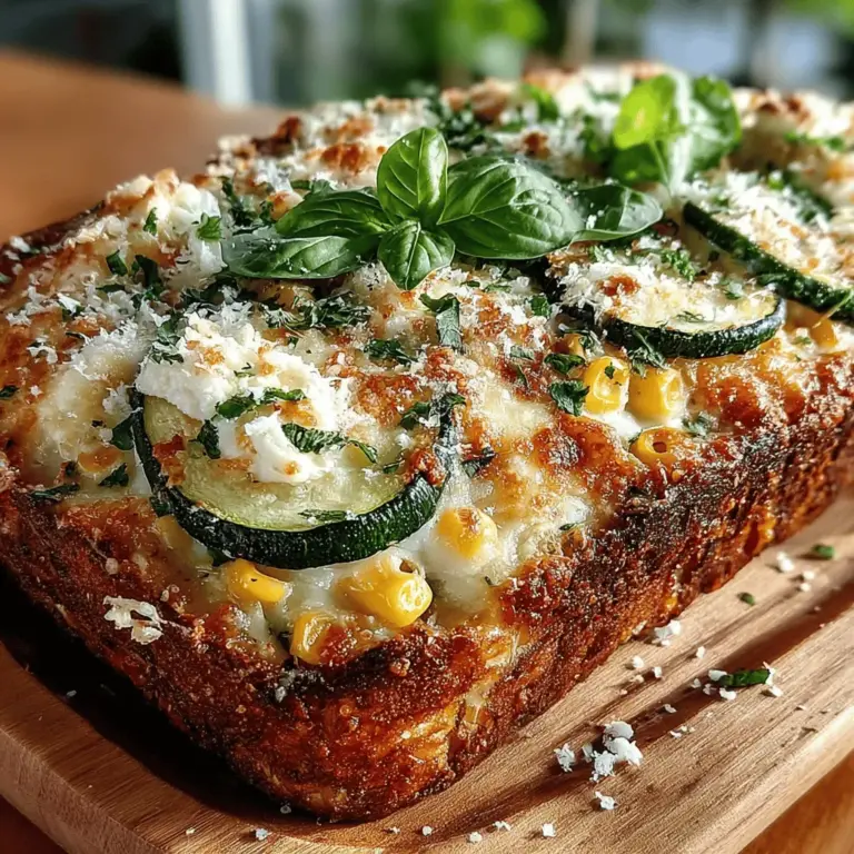 In recent years, vegetable-based pizzas have surged in popularity, transforming what was once a simple comfort food into a canvas for creativity and nutrition. As more people seek healthier and more diverse eating options, pizzas topped with an array of fresh vegetables have become a delicious solution. Among these delightful innovations is the Zucchini & Corn Delight Pizza—a vibrant combination that marries seasonal produce with classic pizza flavors. This recipe not only showcases the natural sweetness of corn and the subtle earthiness of zucchini but also offers a refreshing alternative to traditional meat-laden pizzas.