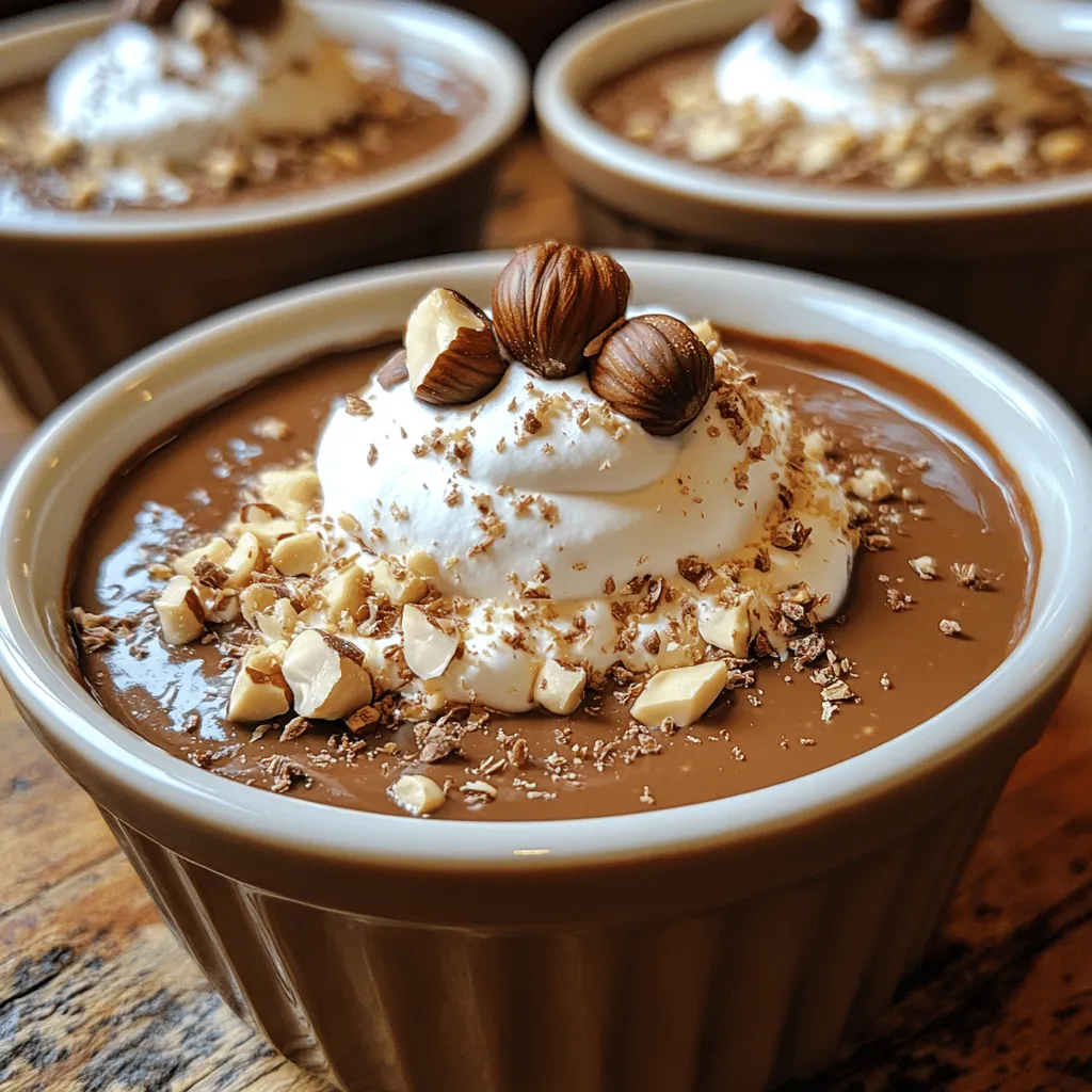 In the realm of desserts, few dishes can rival the luxurious experience of a pot de crème, especially when it’s infused with the rich flavors of chocolate and hazelnuts. This Indulgent Silky Chocolate Hazelnut Pot de Crème is not just a dessert; it’s an experience that transports you to a world of velvety smoothness and nutty richness. The significance of this recipe lies in its ability to transform simple ingredients into a decadent delicacy that feels both gourmet and comforting.