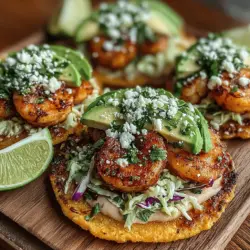 When it comes to vibrant, flavorful meals that can elevate any occasion—from casual weeknight dinners to festive gatherings—Zesty Garlic Chili Butter Shrimp Tostadas are a standout choice. This dish is a delightful fusion of textures and flavors, showcasing succulent shrimp coated in zesty garlic chili butter, all served atop crispy tortillas and complemented by creamy avocado. The resulting combination not only tantalizes the taste buds but also makes for a visually stunning presentation that is sure to impress your family and friends.