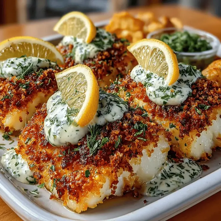 If you're in search of a dish that perfectly balances health, flavor, and ease of preparation, look no further than Crispy Panko Baked Cod with Herb Sauce. This delightful seafood option not only features the satisfying crunch of panko-breaded cod but also showcases a refreshing herb sauce that elevates the dish to new culinary heights. As the popularity of cod continues to rise as a go-to healthy protein source, it's clear this fish has earned its place in kitchens around the world. With its mild flavor and versatile nature, cod can easily adapt to various cooking methods and flavor profiles, making it an ideal choice for both weeknight dinners and special occasions.