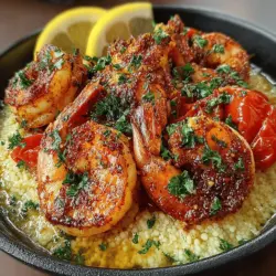 In the world of culinary delights, few dishes can rival the allure of a perfectly cooked shrimp dish paired with fluffy couscous. The combination of succulent shrimp and tender couscous creates a symphony of textures and flavors that is simply irresistible. Among the many seafood recipes available, Smoky Paprika Shrimp and Couscous stands out not only for its vibrant appearance but also for its robust flavor profile, which brings a delightful warmth and depth to each bite. This dish not only tantalizes the taste buds but also offers a burst of color and nutrition, making it a feast for both the eyes and the palate.