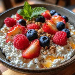 In recent years, the focus on healthy eating has surged, with more individuals seeking ways to nourish their bodies without sacrificing flavor. The joy of creating wholesome meals at home has become a cherished pastime for many, allowing them to explore diverse ingredients while catering to their dietary needs. One delightful dish that embodies this trend is the Berry Bliss Cottage Cheese Bowl—a quick and easy recipe that seamlessly combines health benefits with an explosion of flavors. This versatile bowl is perfect for breakfast, a midday snack, or even a light dessert, appealing to a wide range of tastes and preferences.
