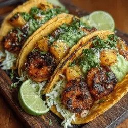 When it comes to vibrant and mouthwatering meals, few dishes can rival Zesty Grilled Shrimp & Pineapple Tacos. This culinary delight perfectly marries the bold, zesty flavors of marinated shrimp with the sweet, juicy notes of grilled pineapple. The combination creates a refreshing and satisfying taco that will tantalize your taste buds and leave you reaching for seconds. Ideal for gatherings, casual dinners, or summer barbecues, these tacos are not just a meal; they are an experience that brings friends and family together.