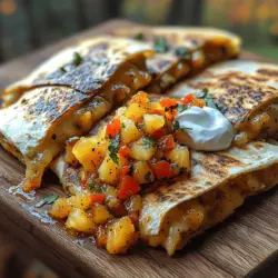 Are you ready to elevate your quesadilla game? The Zingy Pineapple Salsa Quesadillas are not just another twist on a classic dish; they are a celebration of flavors, textures, and culinary creativity. This refreshing recipe combines the rich, gooey goodness of melted cheese with the bright, zesty punch of pineapple salsa, creating a delightful contrast that will tantalize your taste buds. Whether you're hosting a casual get-together, enjoying a family dinner, or simply craving a delicious snack, these quesadillas promise to be a hit.
