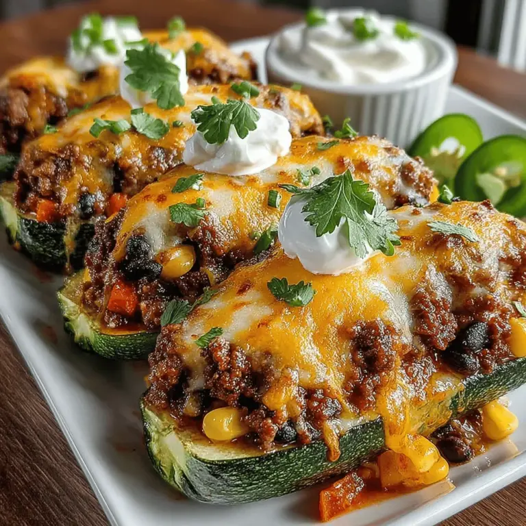 When it comes to satisfying cravings without derailing your healthy eating goals, Cheesy Taco-Stuffed Zucchini Rounds stand out as a delightful compromise. This recipe combines the hearty flavors of a classic taco with the lightness of zucchini, resulting in a dish that is both indulgent and wholesome. Perfect for weeknight dinners or entertaining guests, these stuffed zucchini rounds are not only visually appealing but also packed with flavor and nutrients.