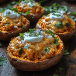 When it comes to satisfying meals that don't skimp on flavor, Buffalo Bliss Stuffed Sweet Potatoes emerge as a front-runner. This dish combines the robust, spicy notes of buffalo chicken with the natural sweetness of sweet potatoes, resulting in a culinary experience that is both delightful and nourishing. Whether you're preparing a casual weeknight dinner or impressing guests at a gathering, Buffalo Bliss Stuffed Sweet Potatoes offer a perfect blend of taste and nutrition that caters to various palates.