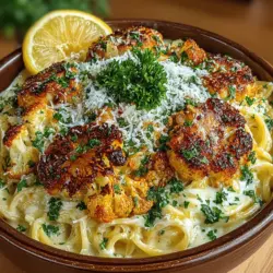 In the realm of pasta dishes, few recipes manage to strike the perfect balance between comfort and health as well as Creamy Roasted Garlic Cauliflower Pasta. This delectable dish combines the earthy flavors of roasted garlic and cauliflower, resulting in a creamy sauce that envelops pasta in a luscious embrace. Not only does it serve as an enticing option for vegetarians and vegans alike, but it also caters to those seeking a comforting meal that’s quick and easy to prepare, making it ideal for busy weeknights or leisurely weekend dinners.