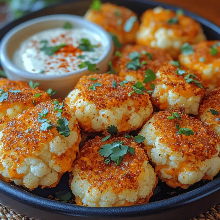 In the world of healthy snacking, finding options that satisfy both the taste buds and nutritional needs can be a challenge. Enter Crunchy Cheesy Cauliflower Bites—a delightful fusion of flavor, texture, and health benefits that elevate your snacking experience. These bites not only provide a satisfying crunch but are also packed with nutrients, making them the perfect choice for anyone looking to enjoy a guilt-free treat. Whether you're seeking a snack for movie night, a party appetizer, or a simple midday pick-me-up, these cauliflower bites are sure to impress.