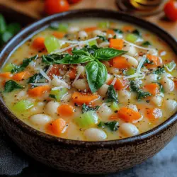 Simmering is a crucial step in creating a harmonious flavor profile in your Creamy Tuscan White Bean Soup. As the soup simmers, the ingredients release their natural flavors into the broth, allowing them to meld beautifully. This gentle cooking process ensures that the beans, garlic, herbs, and spices all develop depth and complexity, which is essential for a satisfying soup. Aim for a simmering time of at least 20 minutes to let all those flavors combine fully. As the soup bubbles away, the aroma will fill your kitchen, enticing everyone to gather around the table.