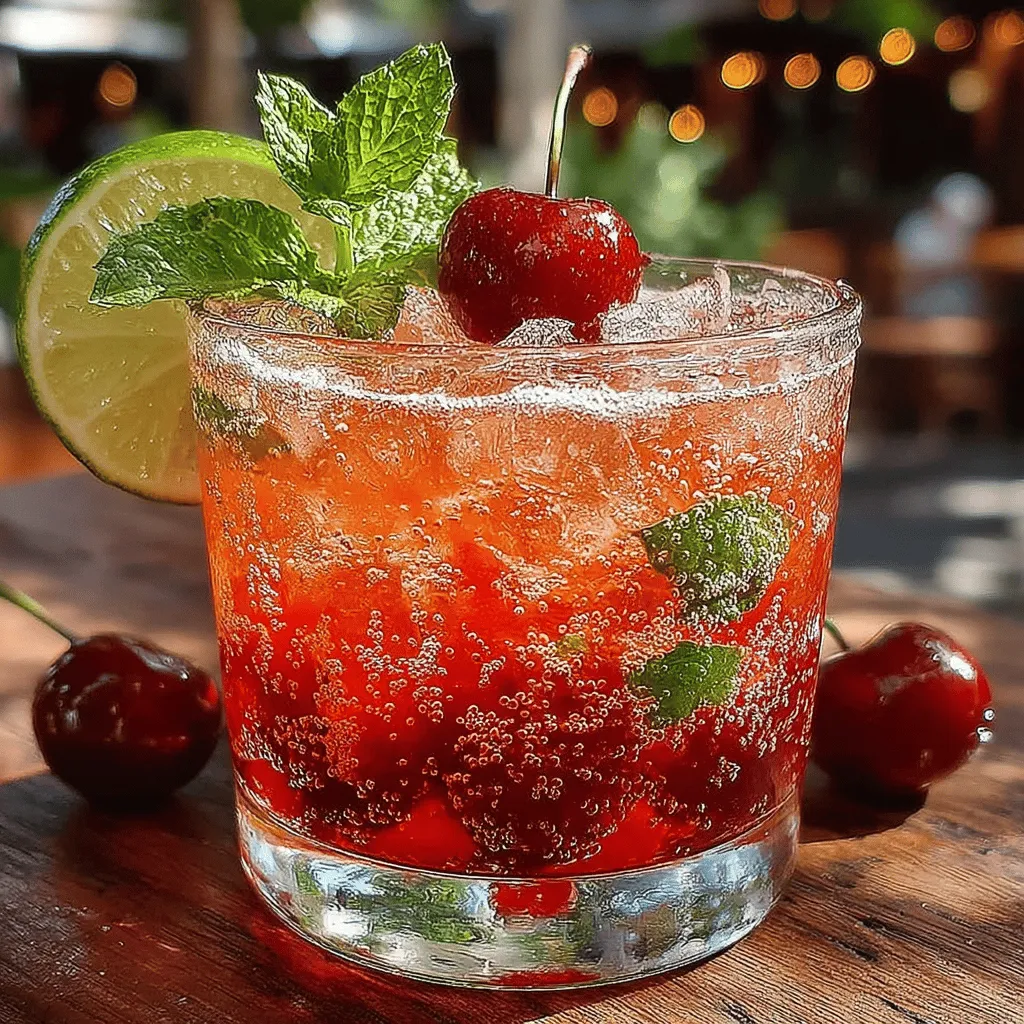 When crafting the perfect Cherry Limeade Sparkler, garnishes play a crucial role in elevating both the presentation and the taste of your drink. Not only do they enhance visual appeal, but they also contribute additional layers of flavor that can transform your beverage from ordinary to extraordinary. Consider using fresh lime slices, bright red cherries, or sprigs of mint as garnishes. These not only look stunning but also complement the sweetness of the cherry syrup and the tartness of the lime juice.